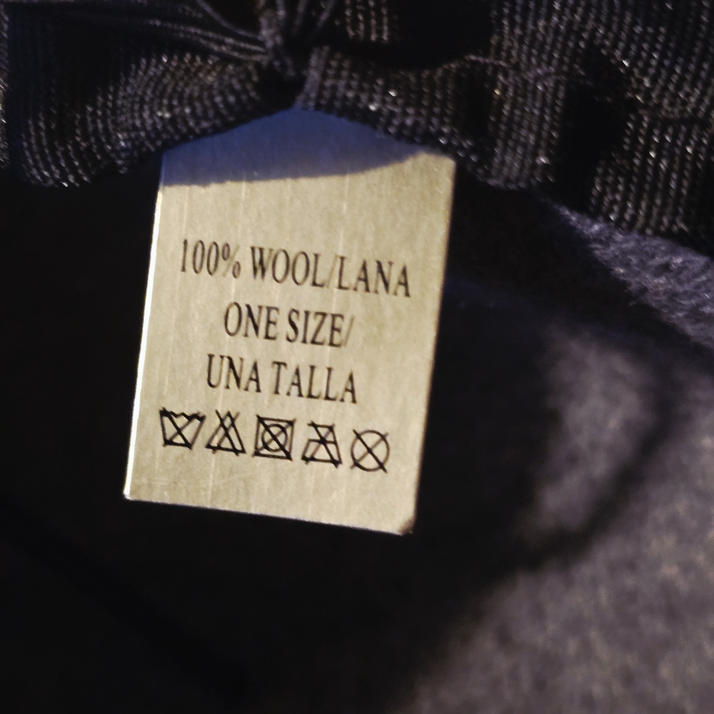 Gray Wool Bucket Cap with Buckle - Picture 5 of 5